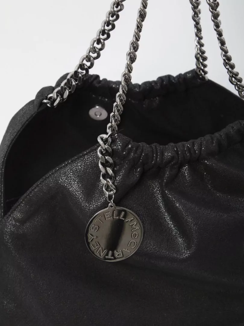 Stella Mccartney Drawstring Tote Bag Chain Strap