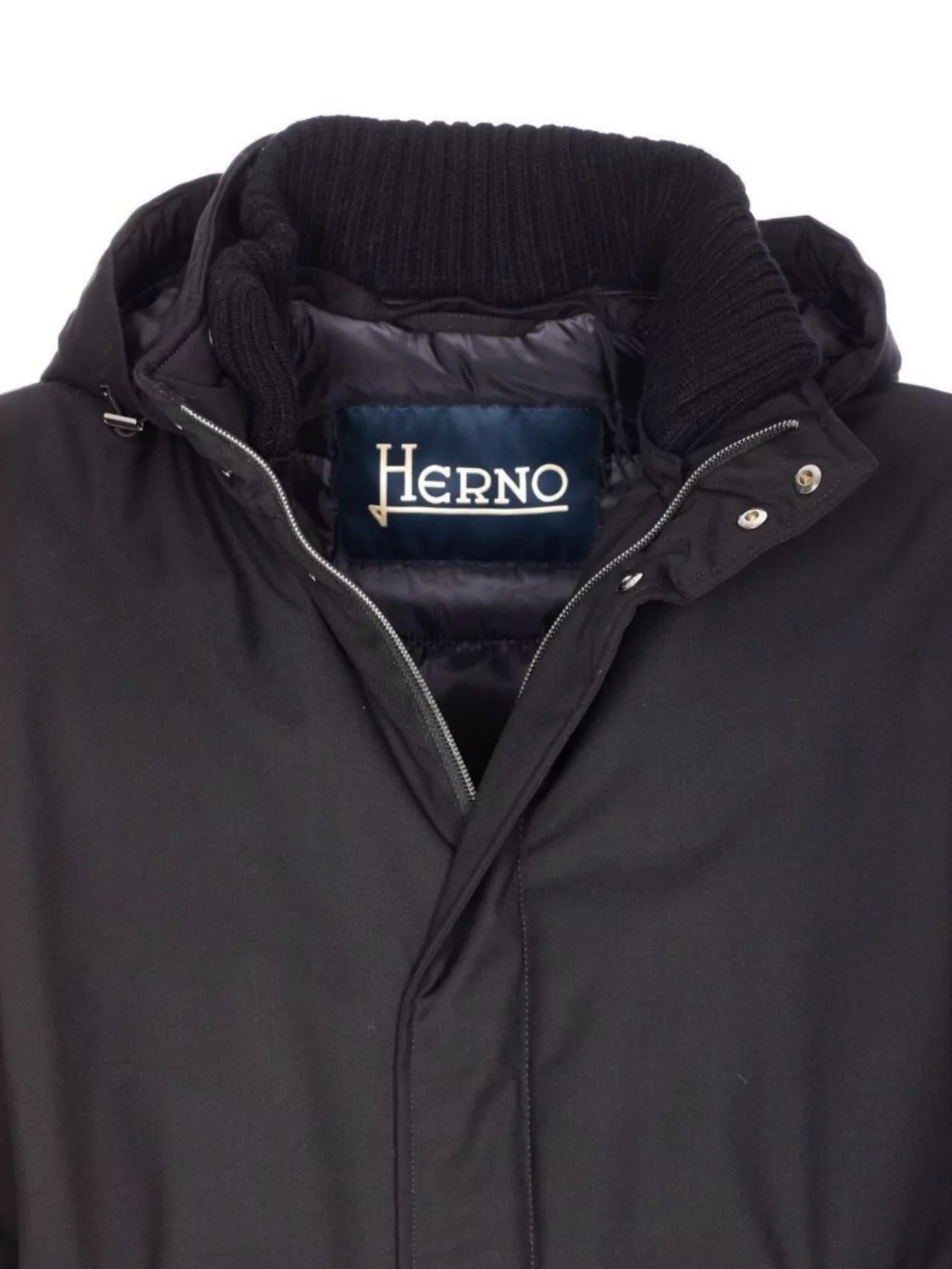 Herno High Neck Long Sleeve Padded Jacket
