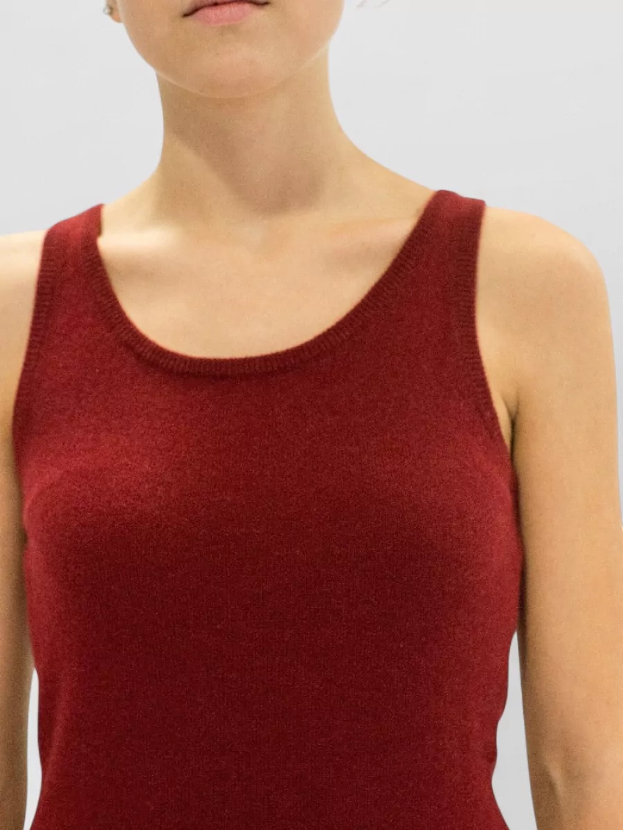 La Rose Cashmere Tank Top
