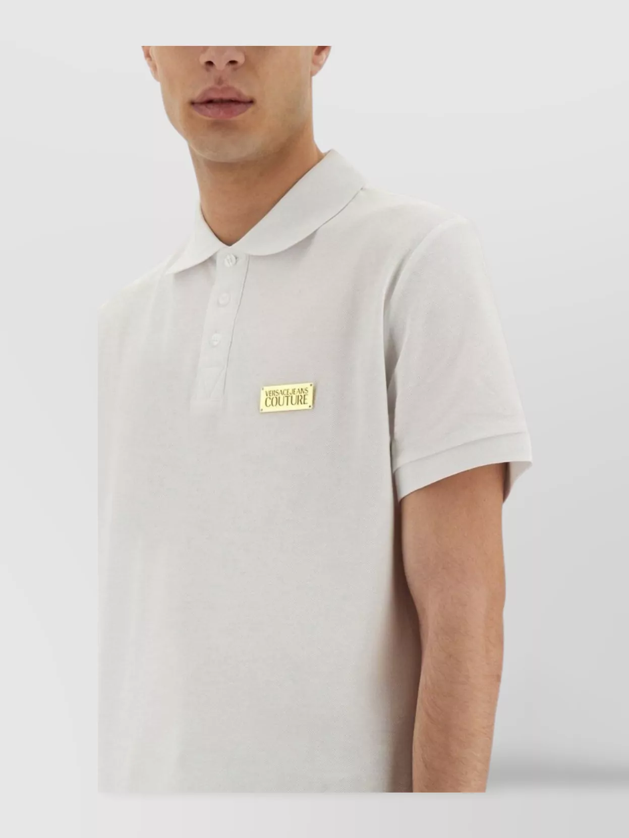 Versace Jeans Couture Logo Polo Shirt Short Sleeves