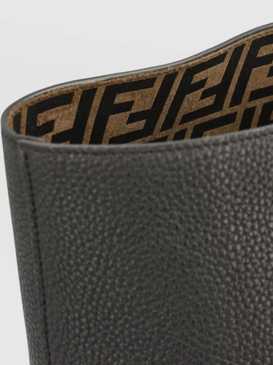 Fendi Medium Leather Tote Bag