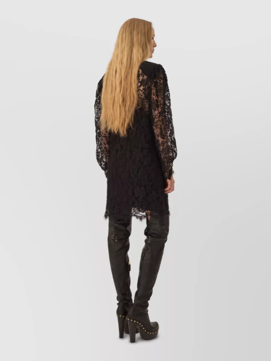 Chloé Cotton Polyamide Mini Dress