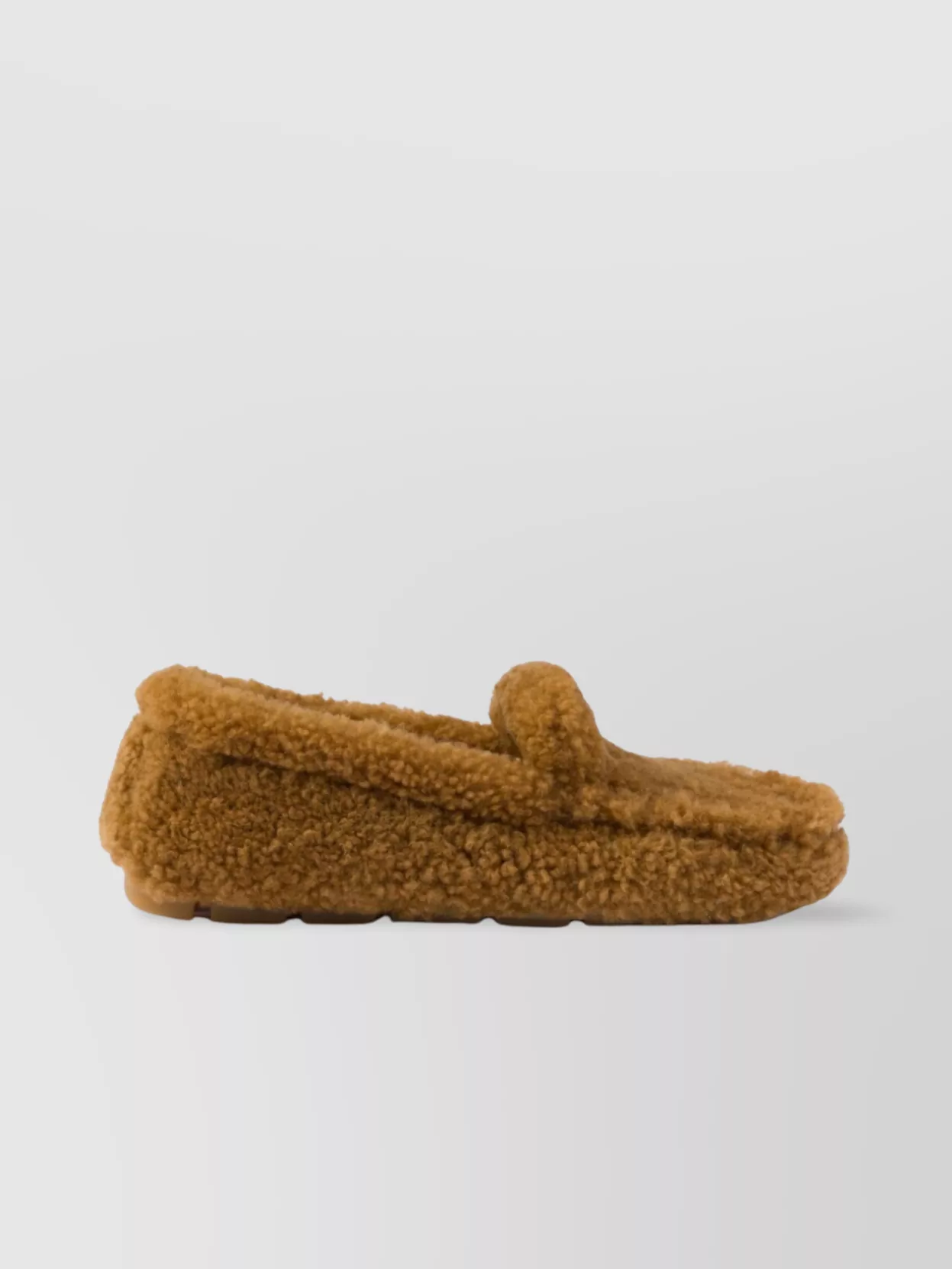 Prada Shearling Faux Fur Loafers