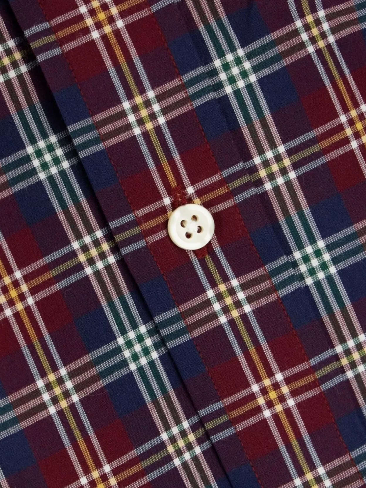 Polo Ralph Lauren Checked Poplin Shirt Featuring Button-down Collar In Multi