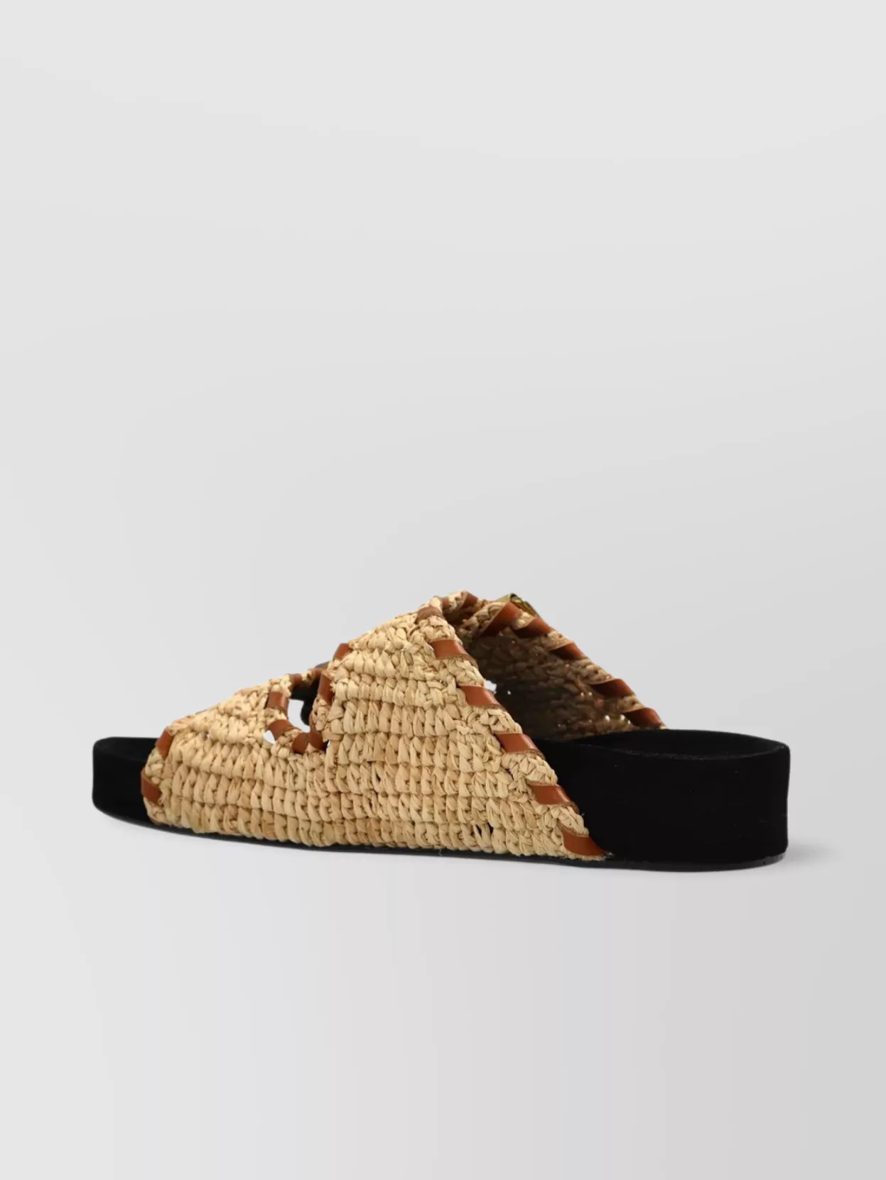 Isabel Marant Slide Sandals With Braided Design And Flat Sole