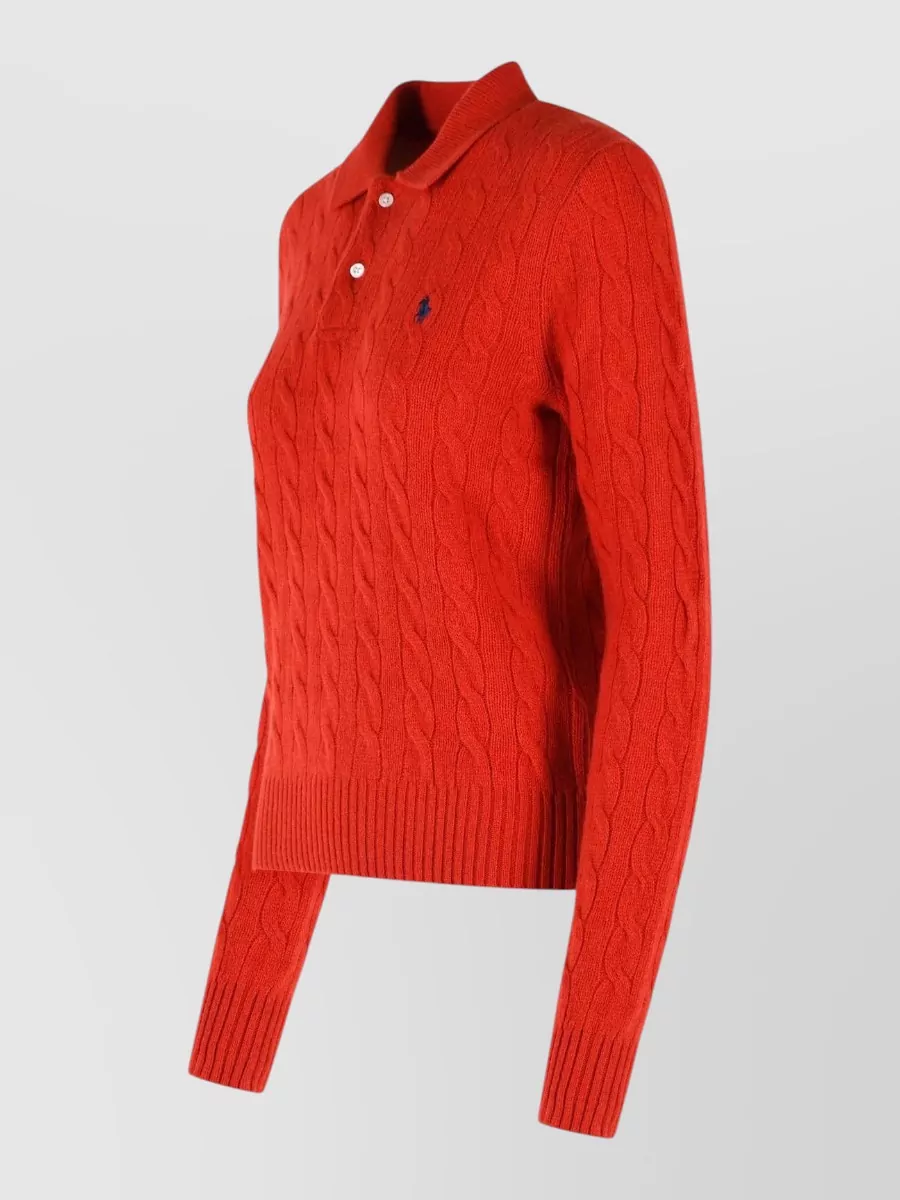Polo Ralph Lauren Cable-Knit Wool Cashmere Sweater