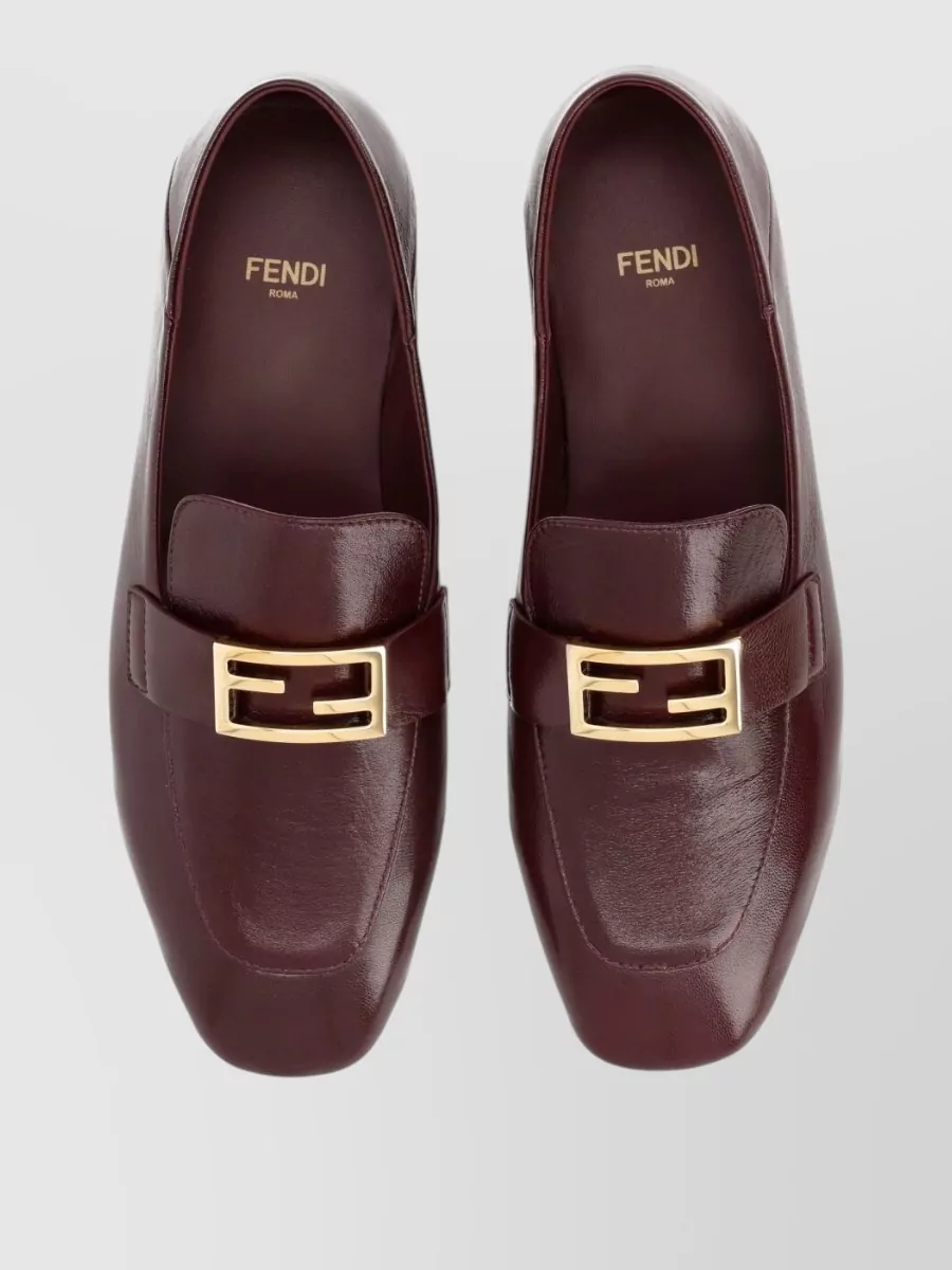 Fendi Leather Loafers