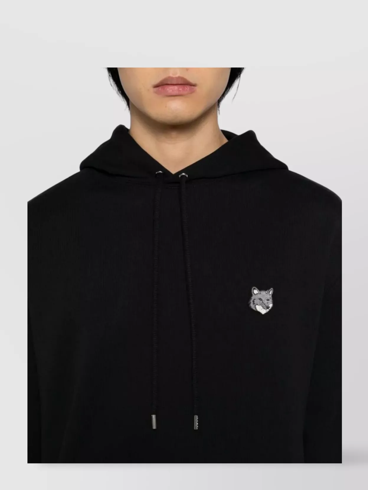 Maison Kitsuné Comfortable Hoodie With Front Pouch Pocket