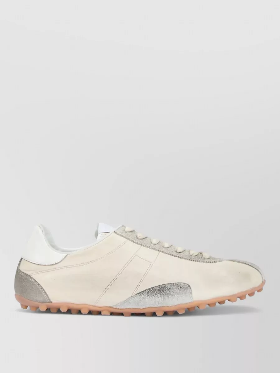 Maison Margiela Leather Low-Top Sneakers
