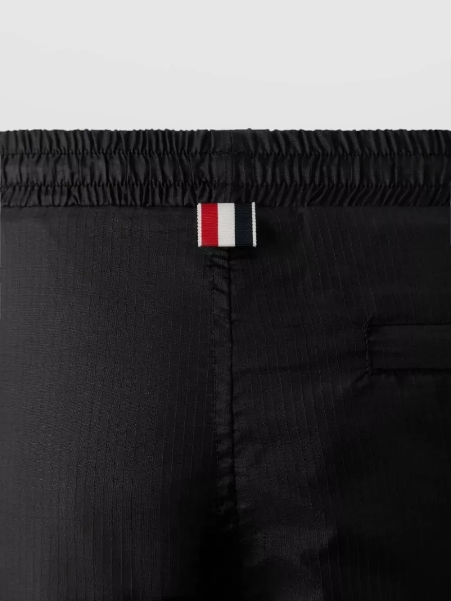 Thom Browne Drawcord Waist Track Pants With Four Stripes