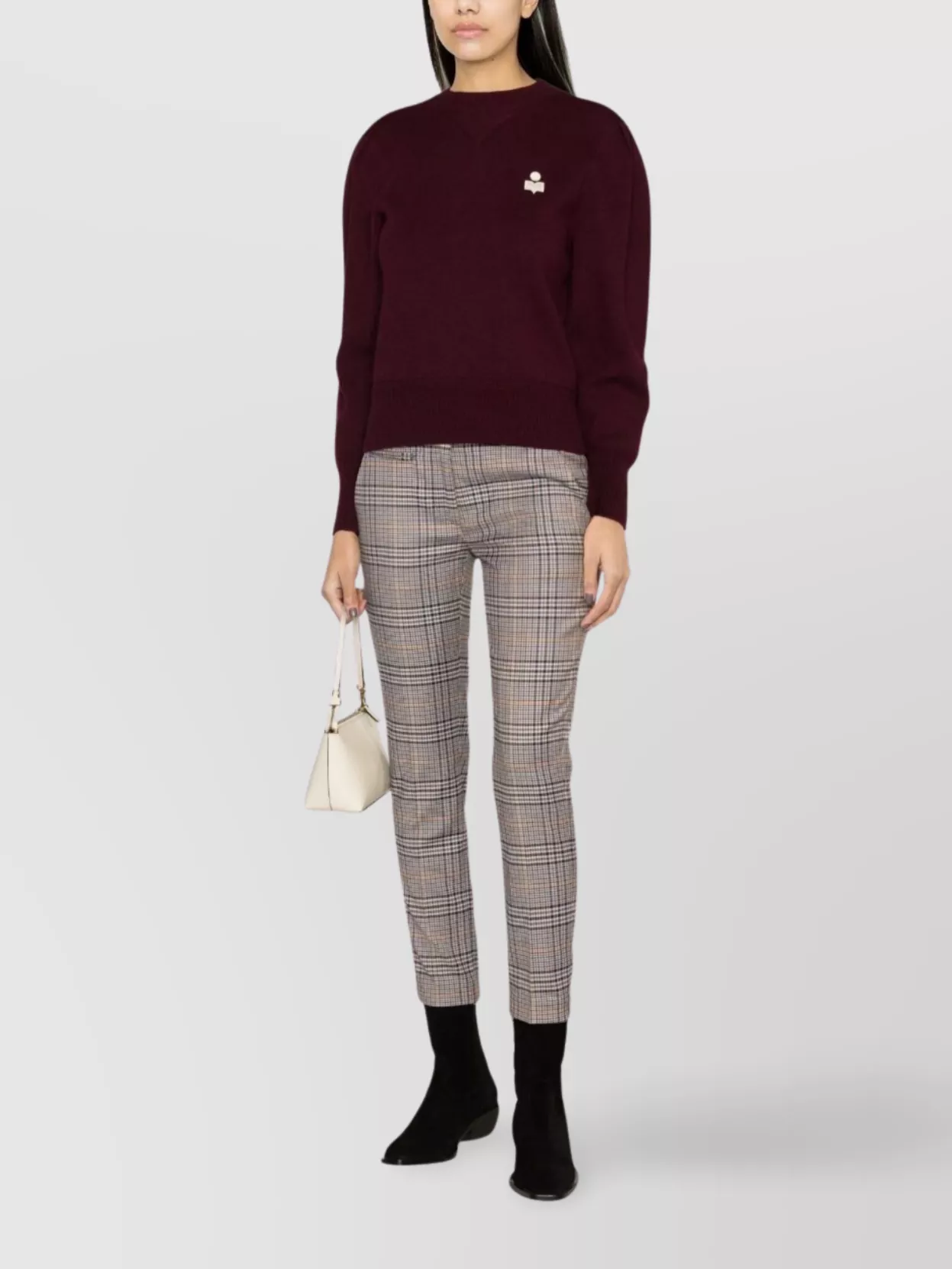Dondup Prince Of Wales Check Cropped Trousers