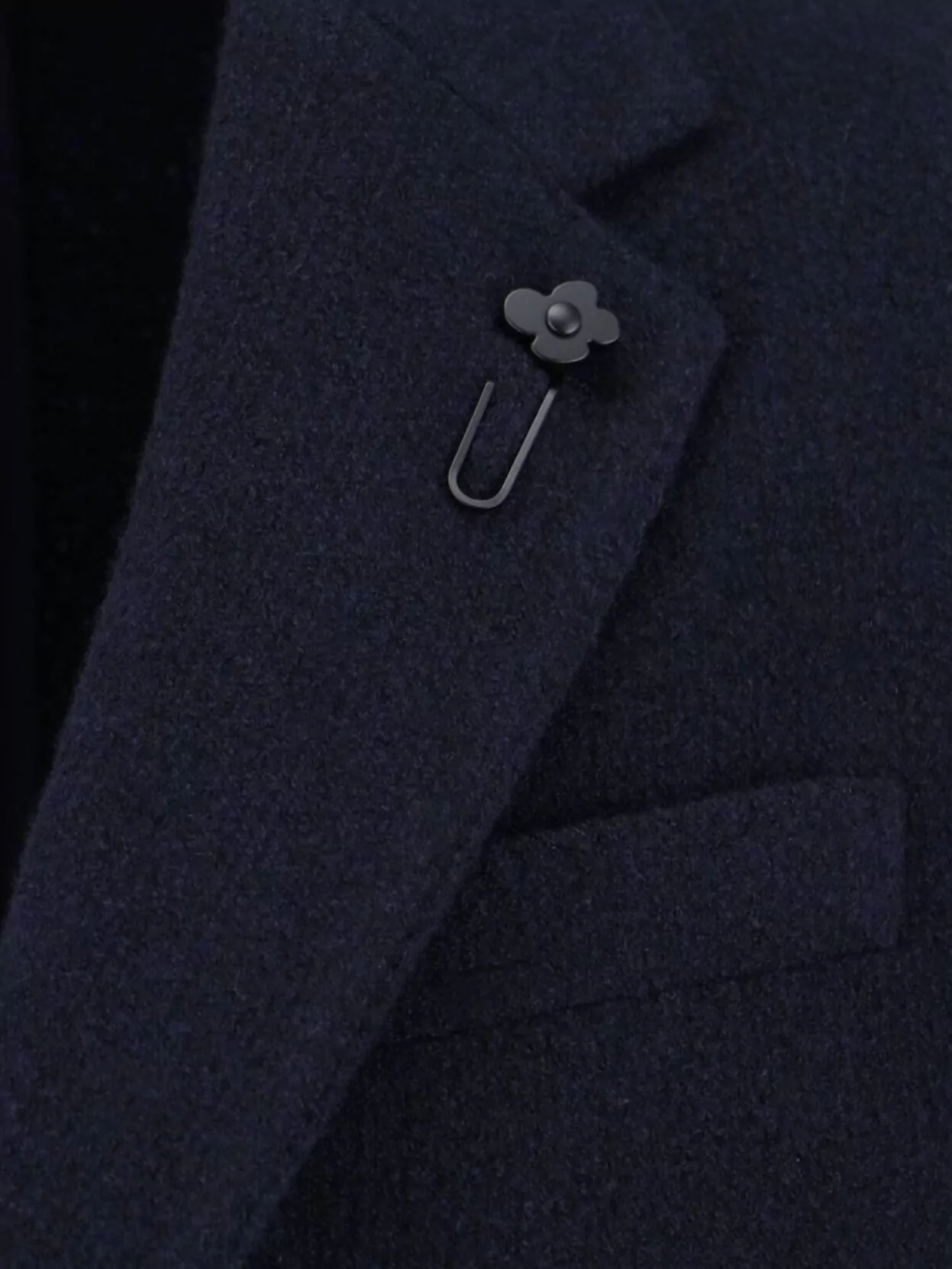 Lardini Lapel Pin Patch Pockets Notch Single-breasted In Blue
