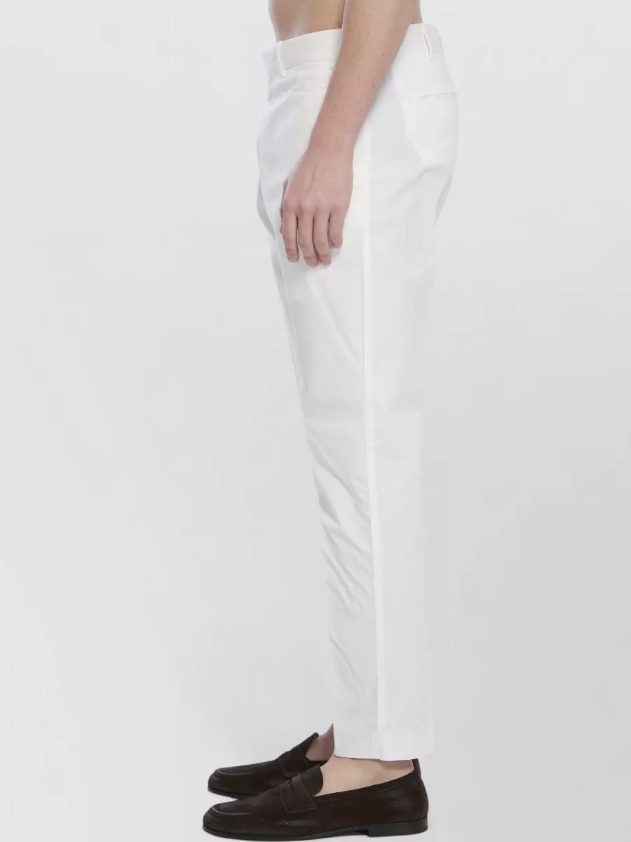 Pt Torino Rebel Stretch Cotton Tailored Trousers