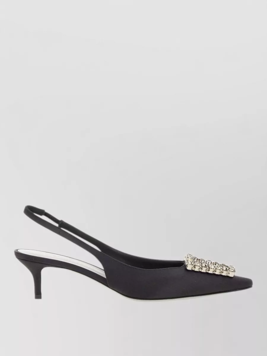 Roberto Festa Fabric Slingback Sandals