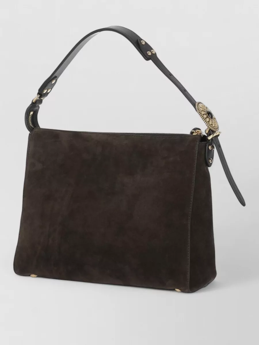 Etro Arnica Leather Clutch Bag