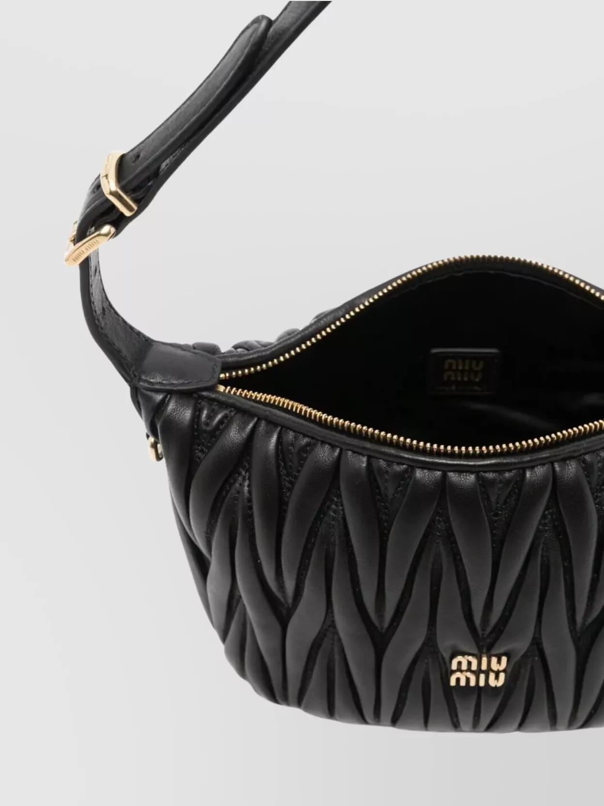 Miu Miu Quilted Nappa Leather Shoulder Bag