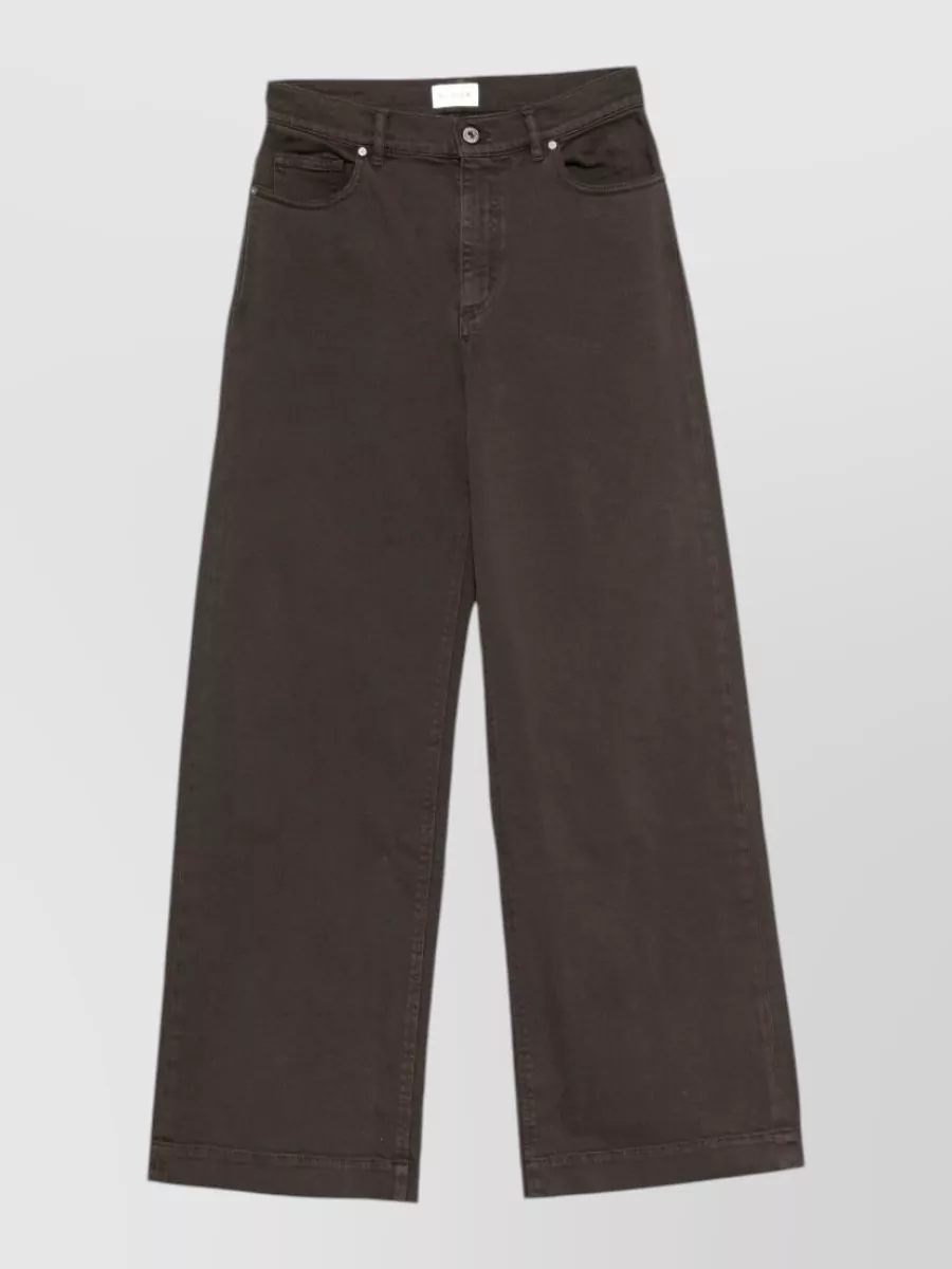 Parosh wide-leg denim jeans
