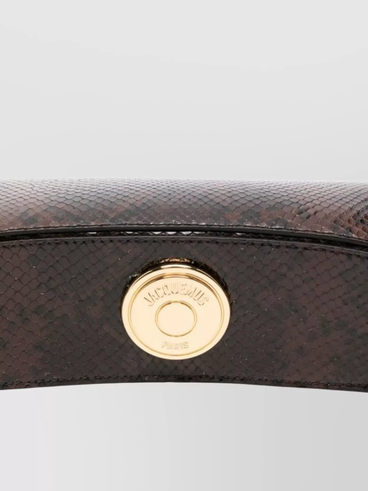 Jacquemus Snake Print Shoulder Bag With Detachable Strap
