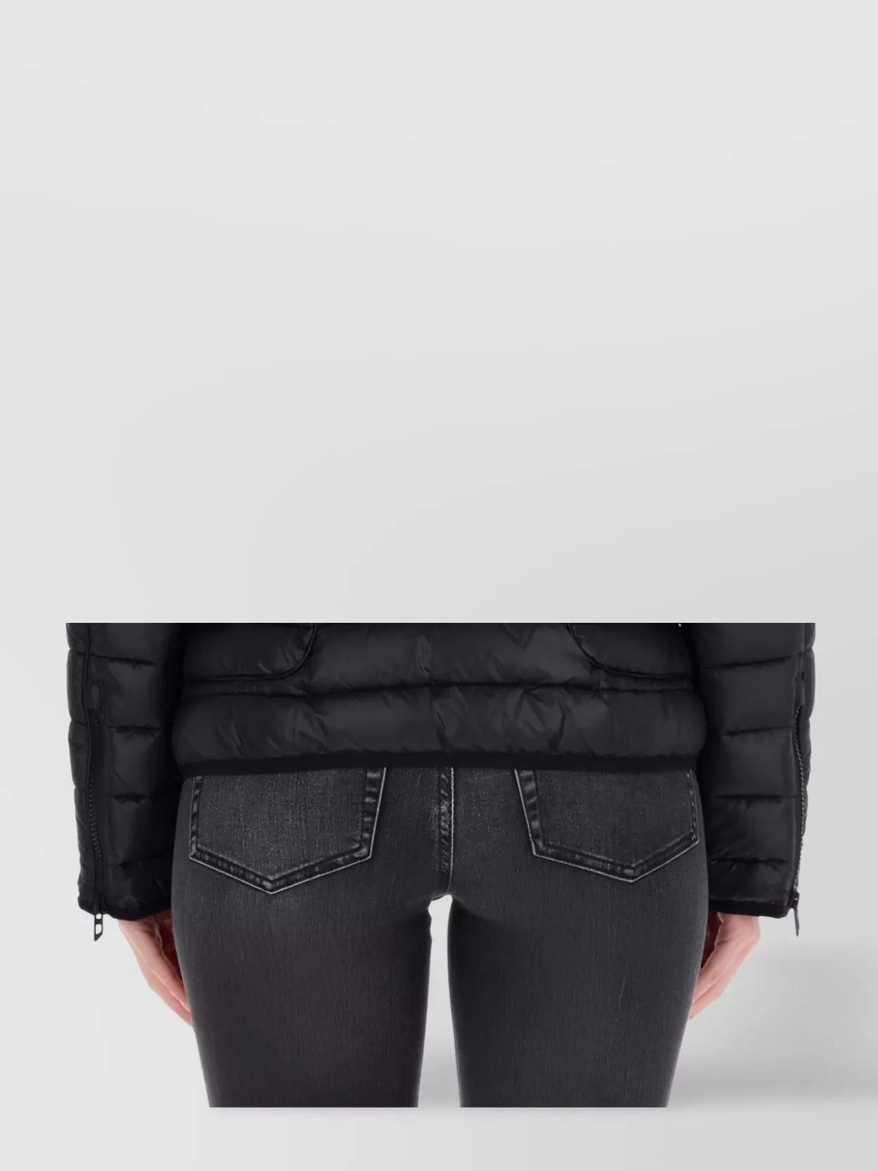 Diesel Quilted Jacket With High Collar And Pockets