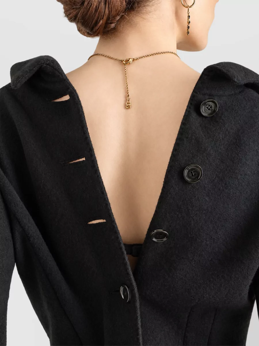 Dolce&Gabbana Virgin Wool Slim-Fit Single-Breasted Coat