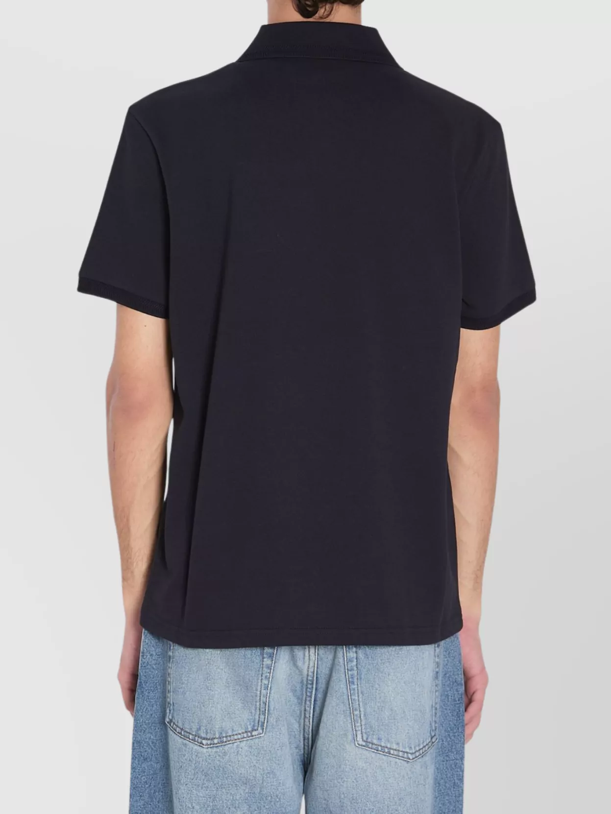 Moncler Collared Cotton Polo Shirt