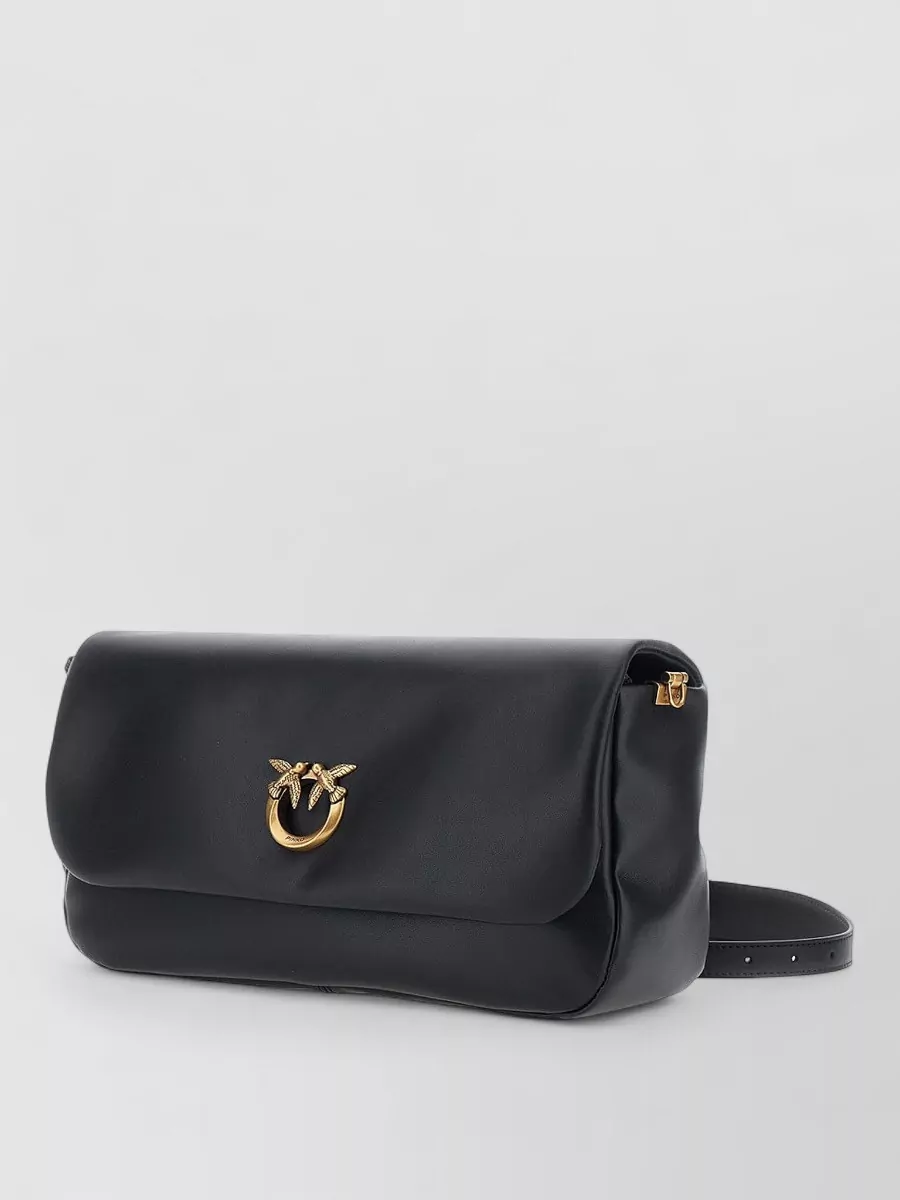 Pinko Love Bag Soft Leather Shoulder Bag