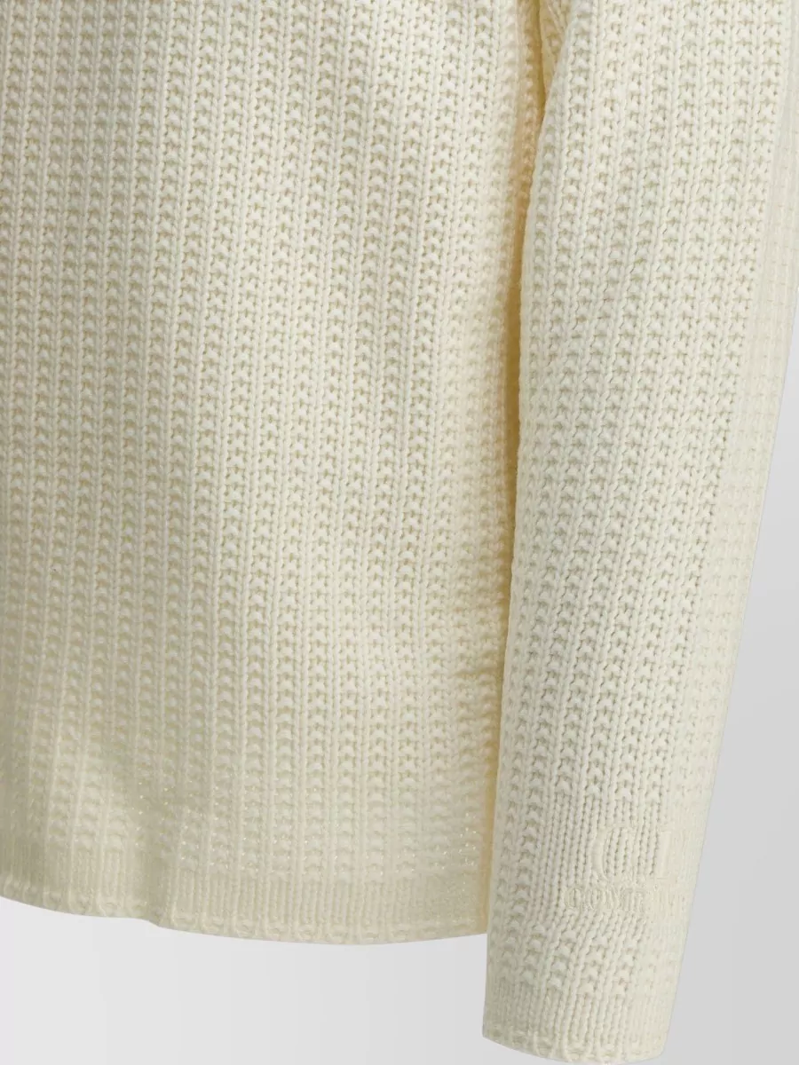 C.p. Company Crew Neck Knitwear Long Sleeve Ribbed Design
