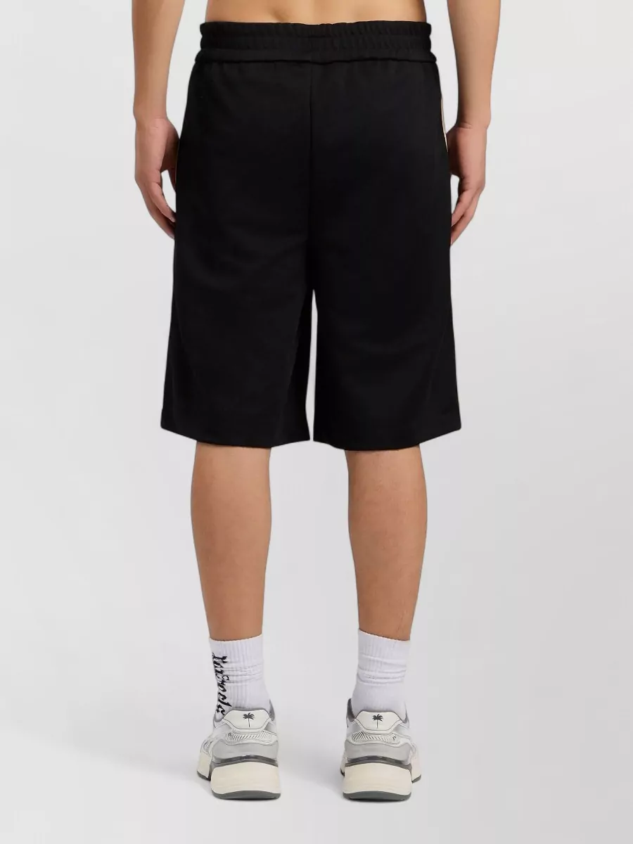 Palm Angels Logo-Print Track Shorts