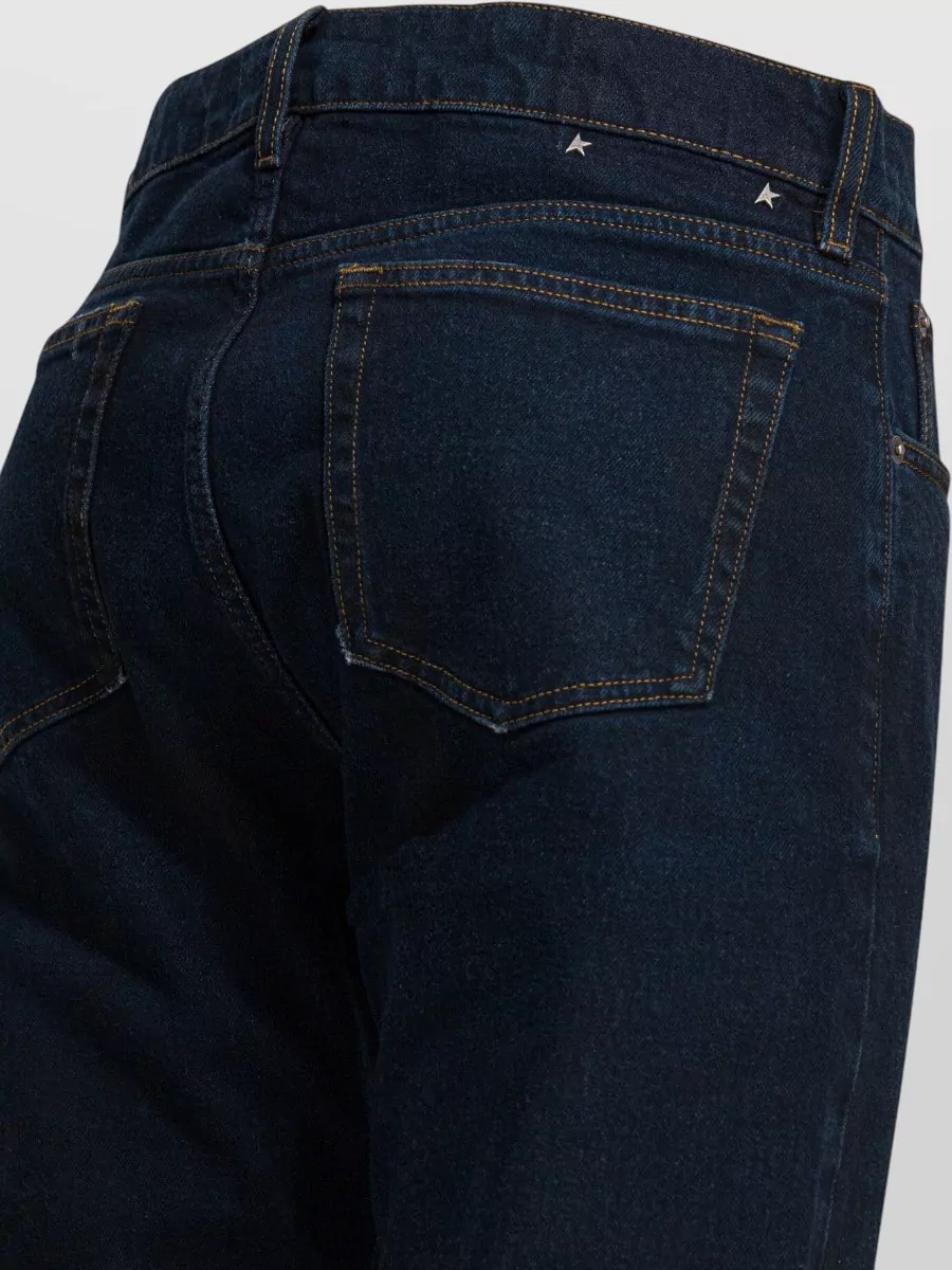 Golden Goose Patrick Denim Trousers Belt Loops Five Pockets