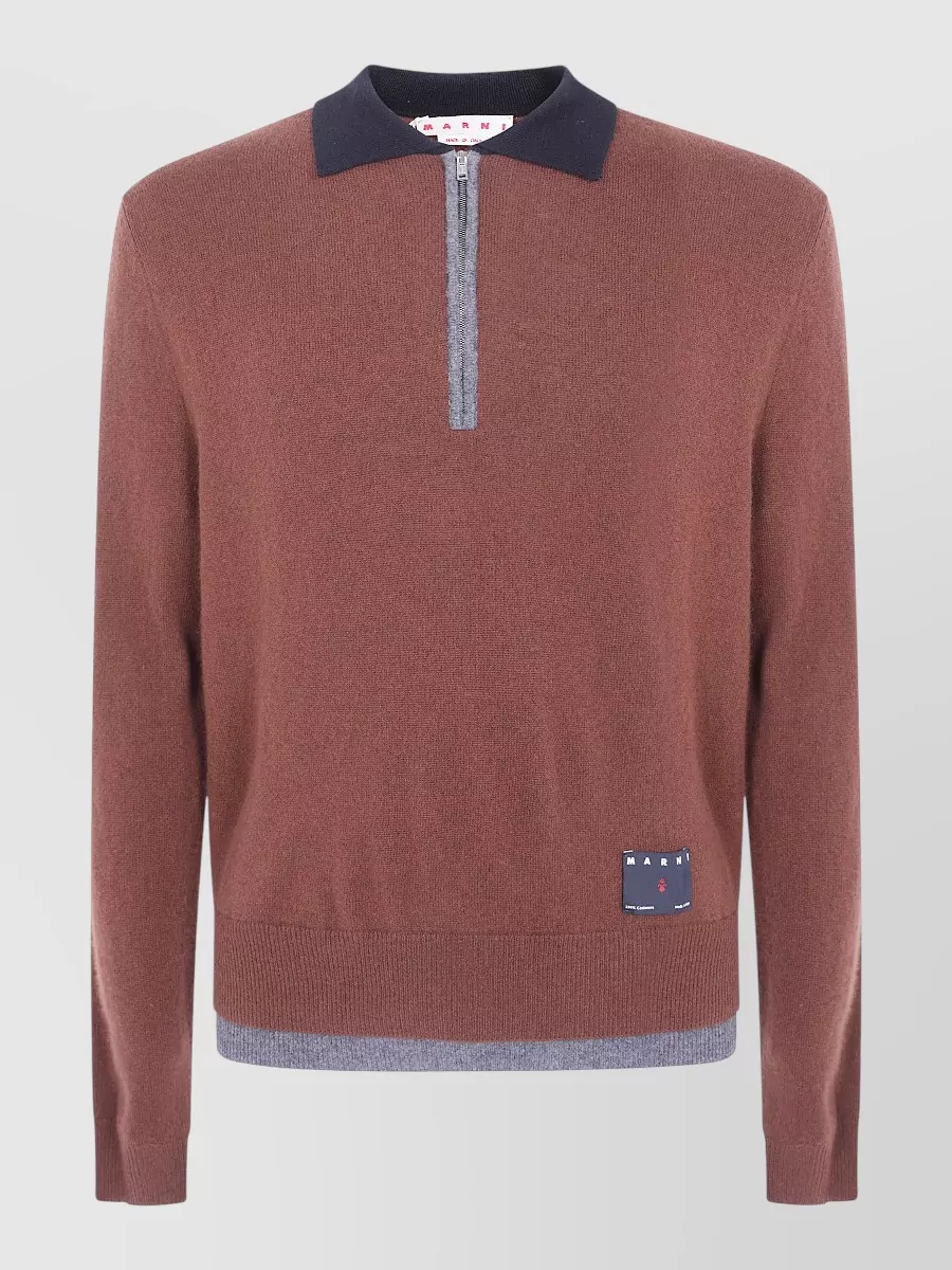 Marni Cashmere polo sweater