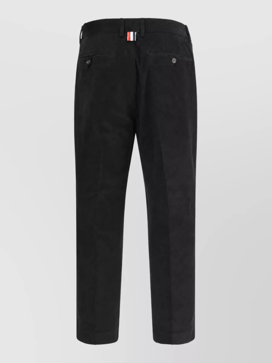 Thom Browne cotton corduroy straight-leg trousers
