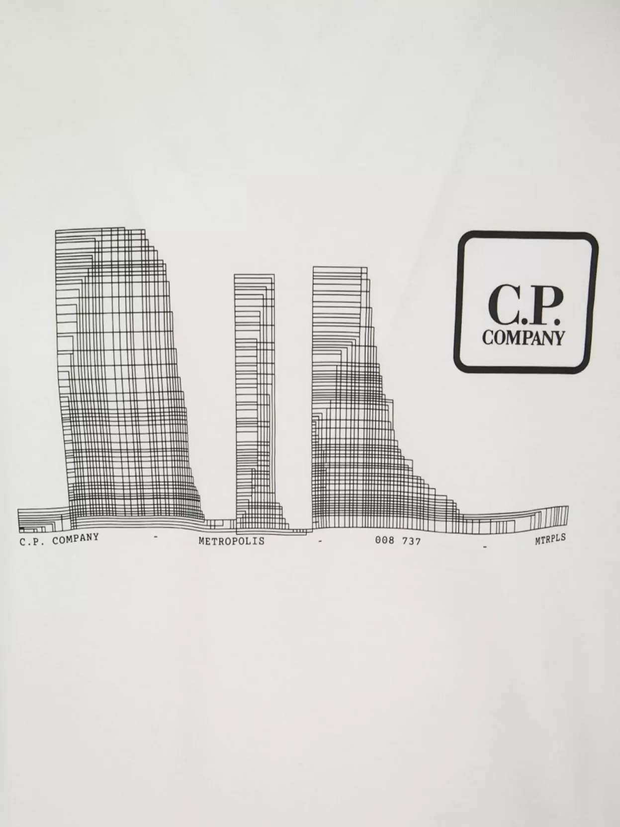 C.p. Company Urban Buildings Graphic Print T-Shirt