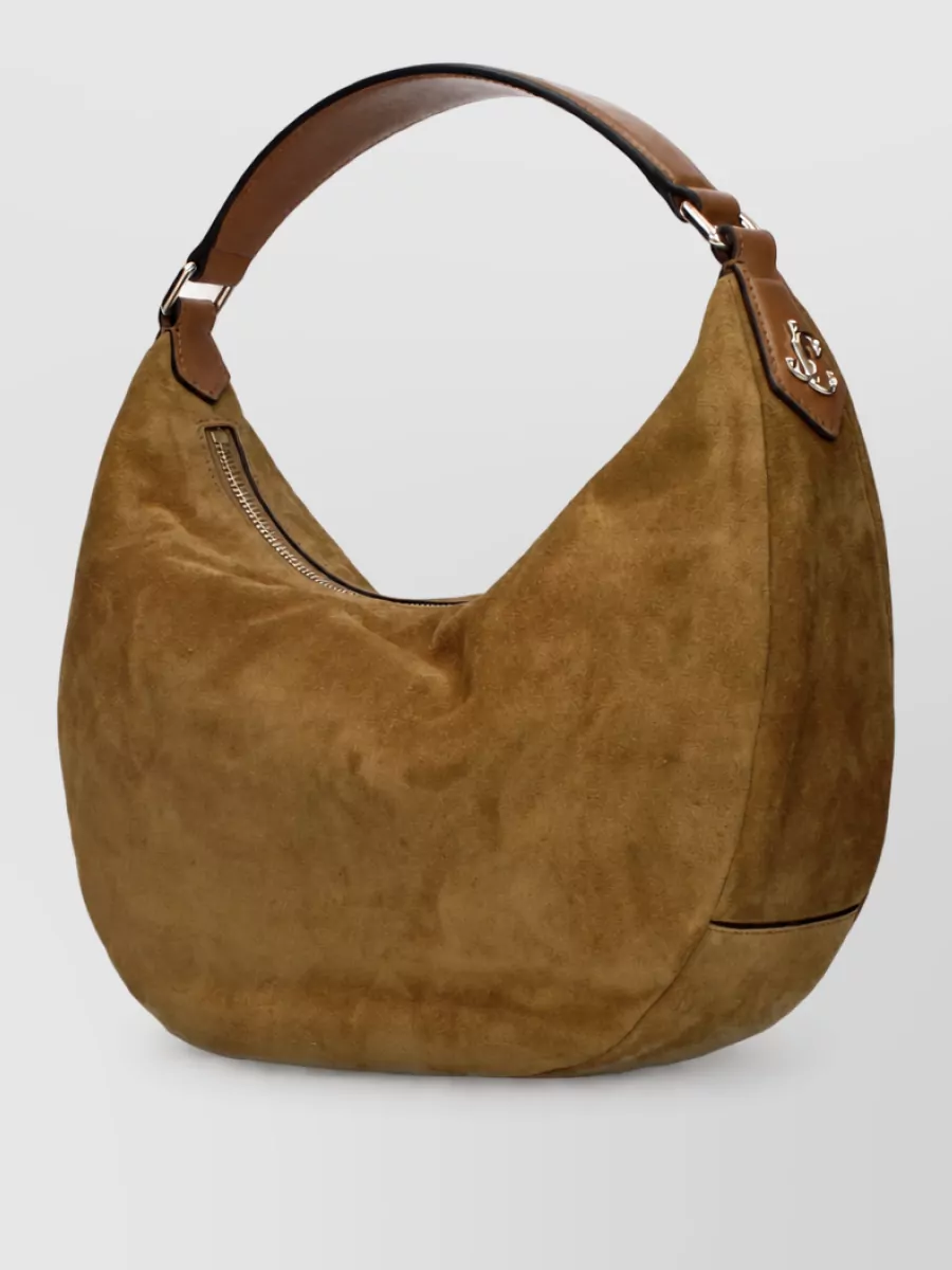 Jimmy Choo Suede Leather Shoulder Bag