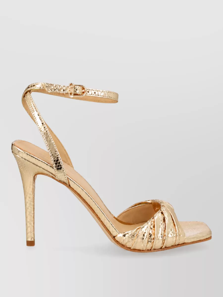 Michael Kors Metallic Leather Sandals