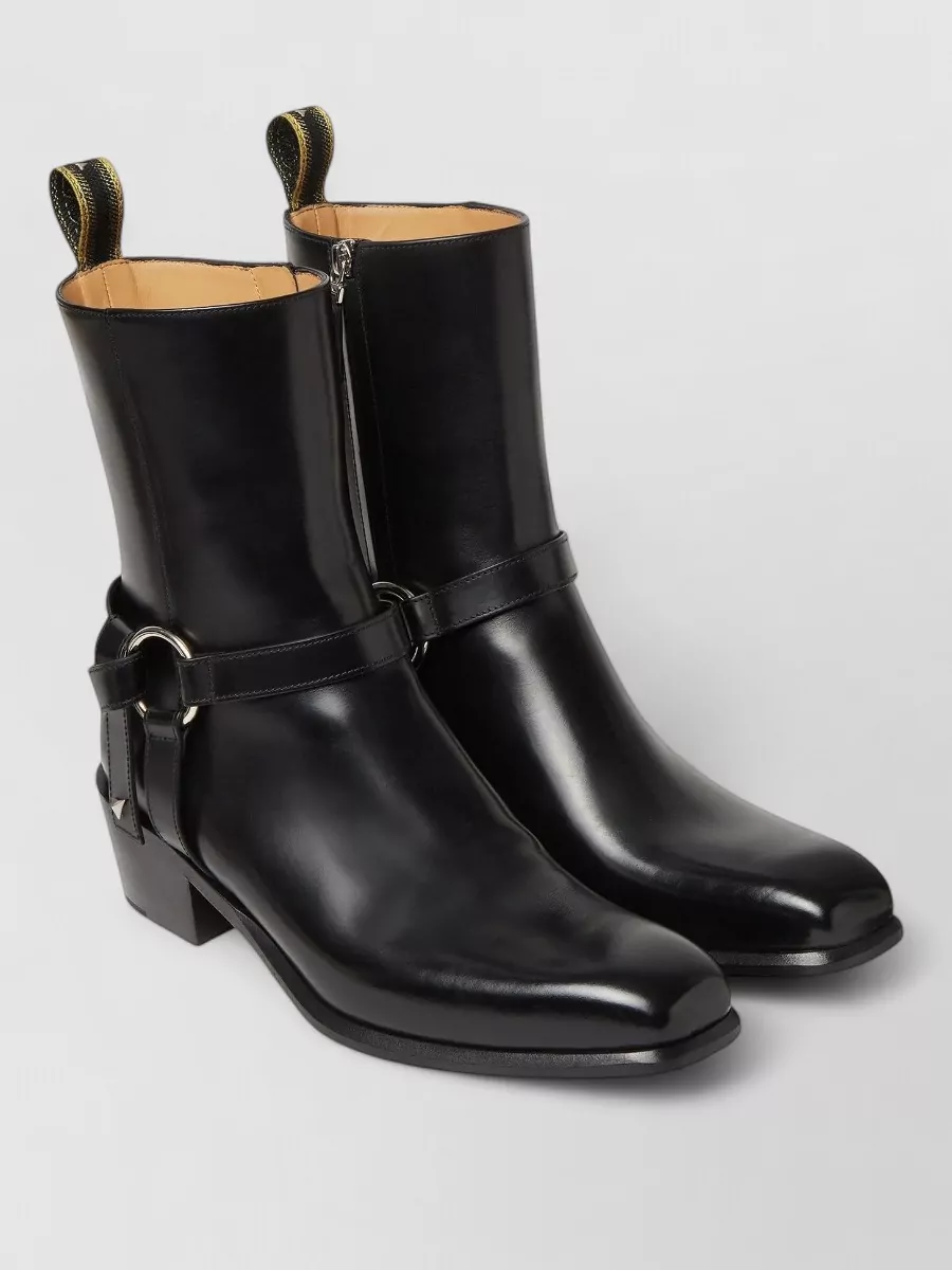 Fendi leather ankle boots