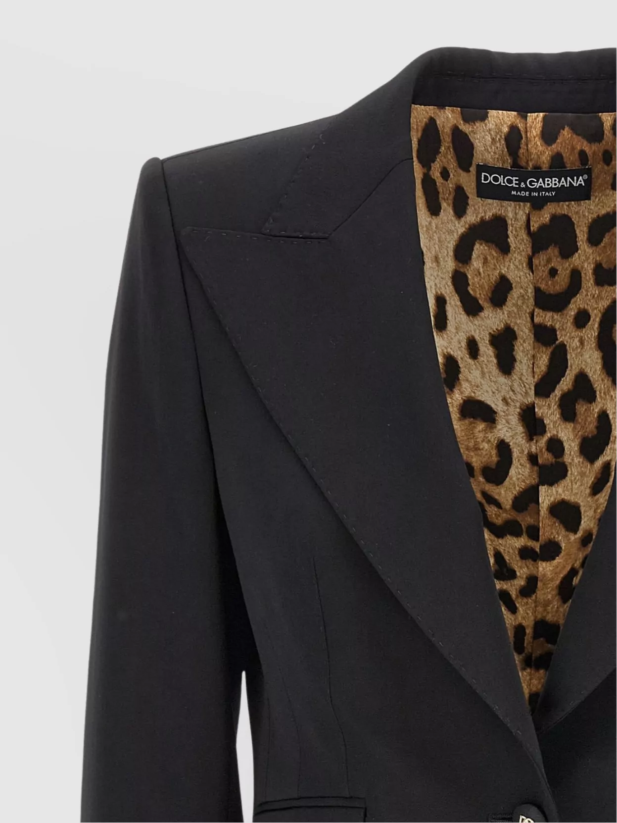Dolce&Gabbana 'Turlington' Blazer Featuring Buttoned Cuffs