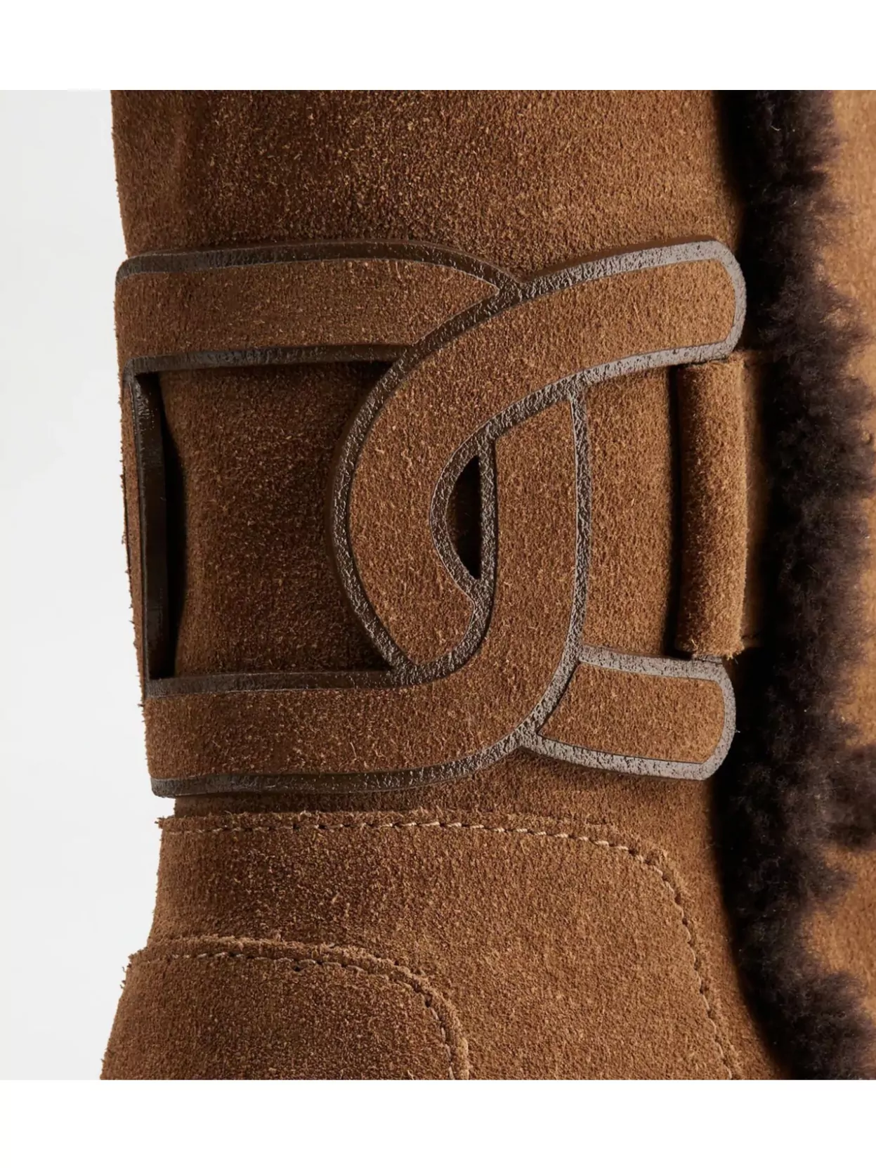 Tod's Winter Fur Trimmed Suede Boots