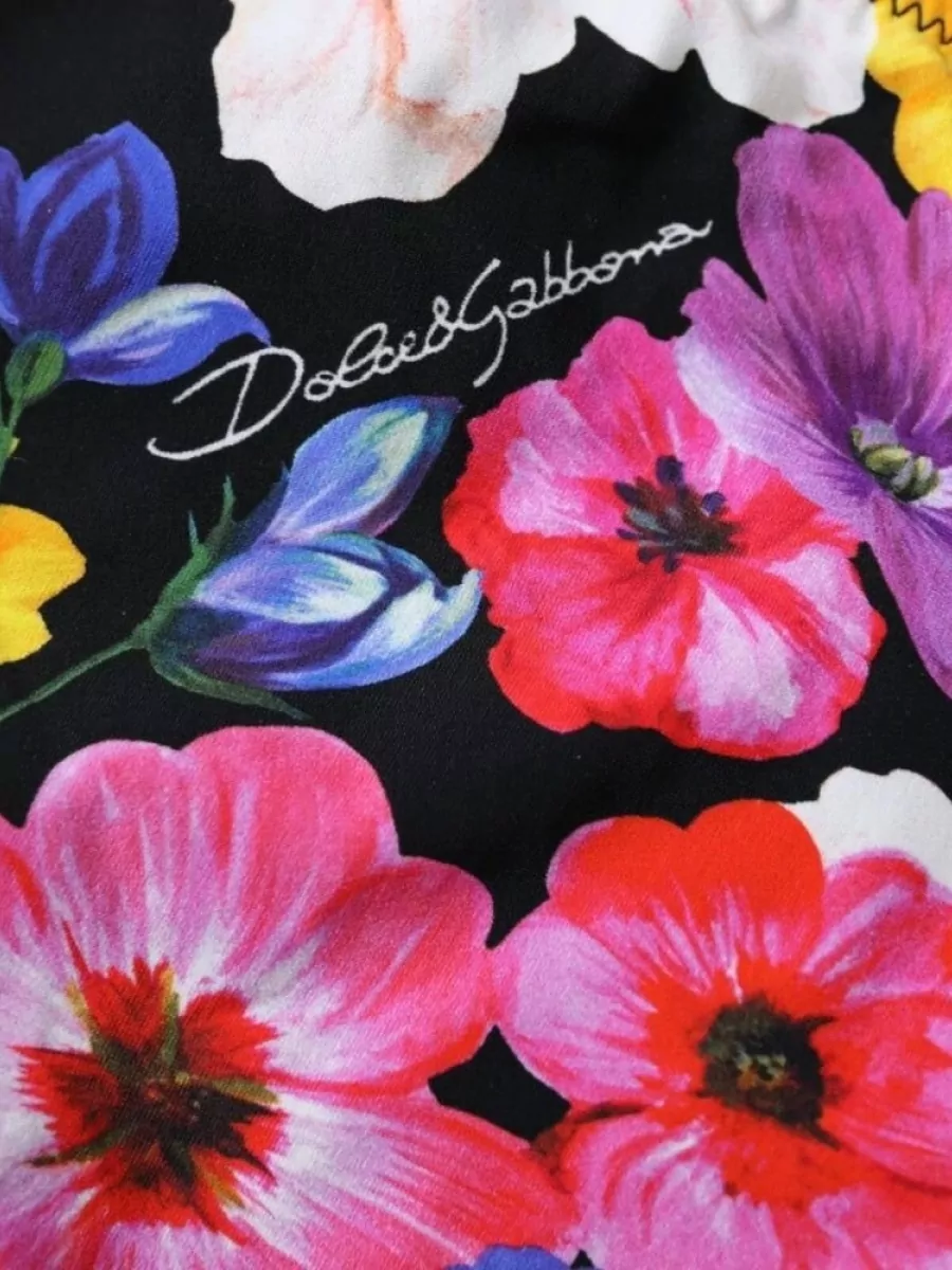 Dolce&Gabbana Floral-Print Bikini Bottoms
