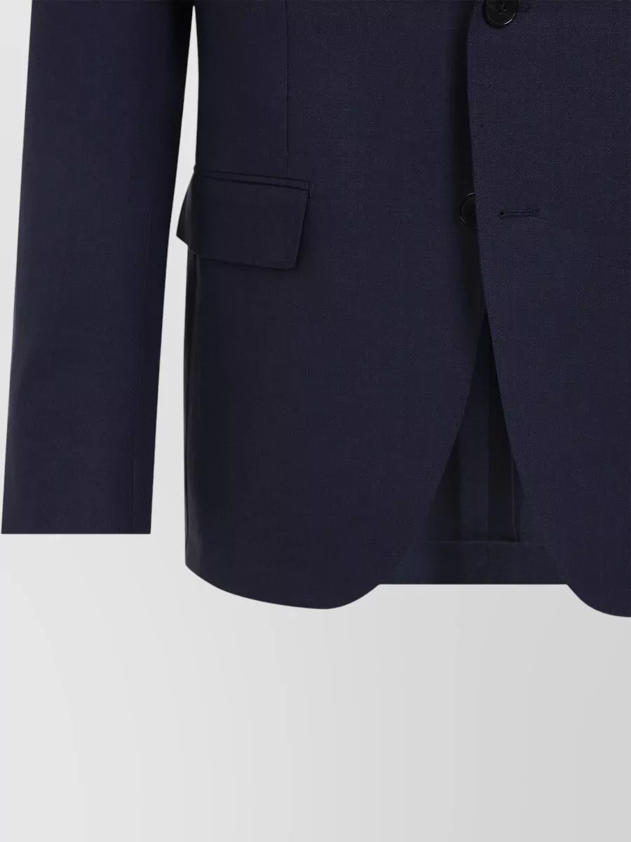 Zegna Linen Single-Breasted Suit Jacket