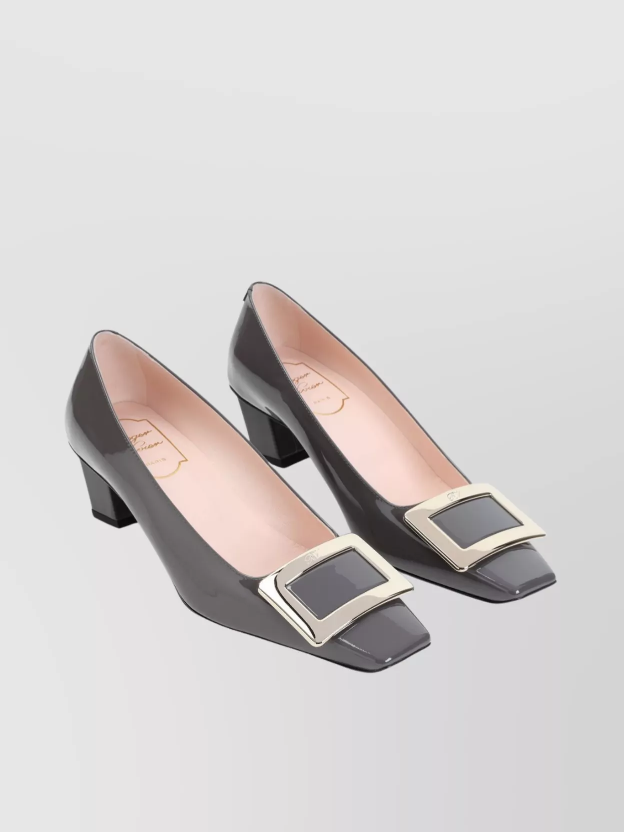 Roger Vivier Belle Calf Leather Pumps