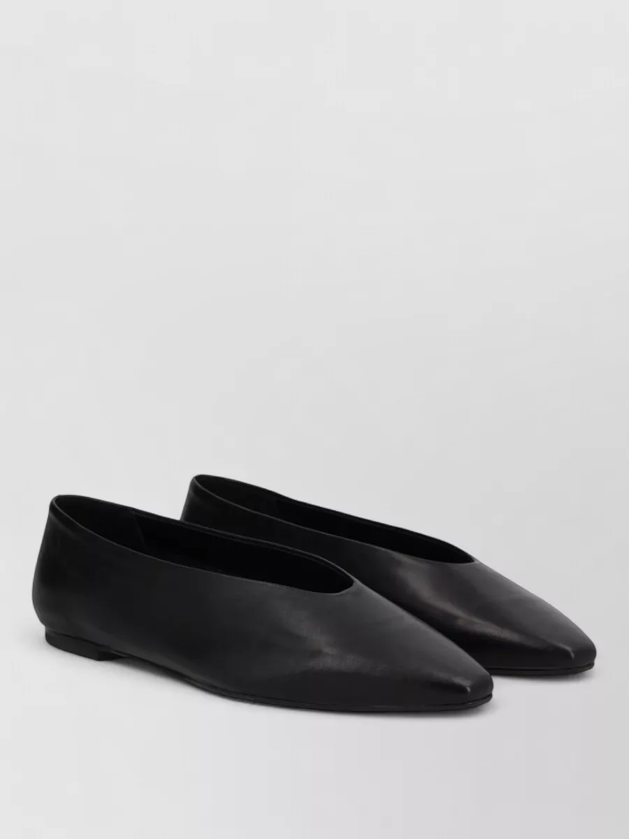 Aeyde Leather Ballerina Shoes