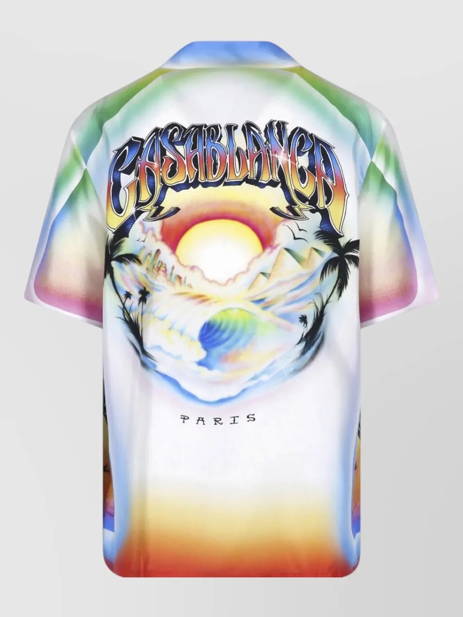 Casablanca Silk T-Shirt