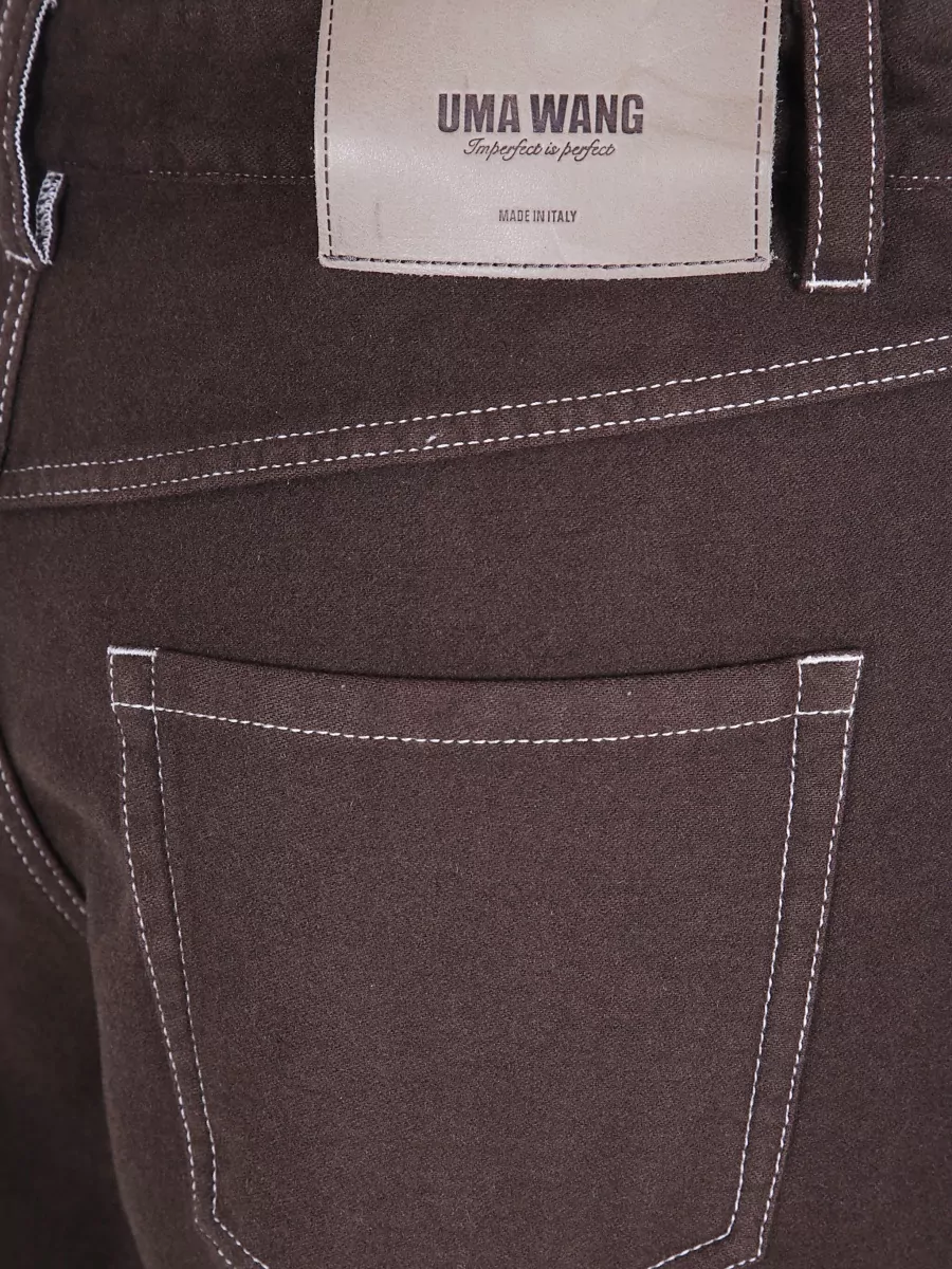 Uma Wang Wool Wide-Leg Jeans
