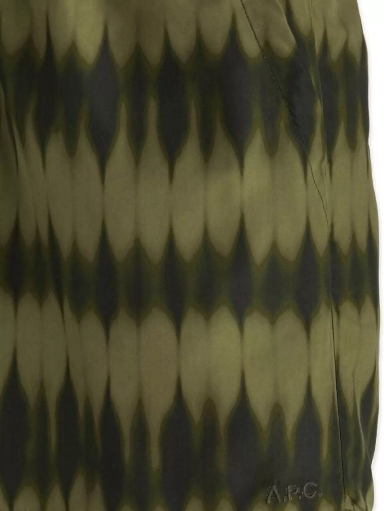 Apc Drawstring Waist Tie-dye Swimsuit Pockets