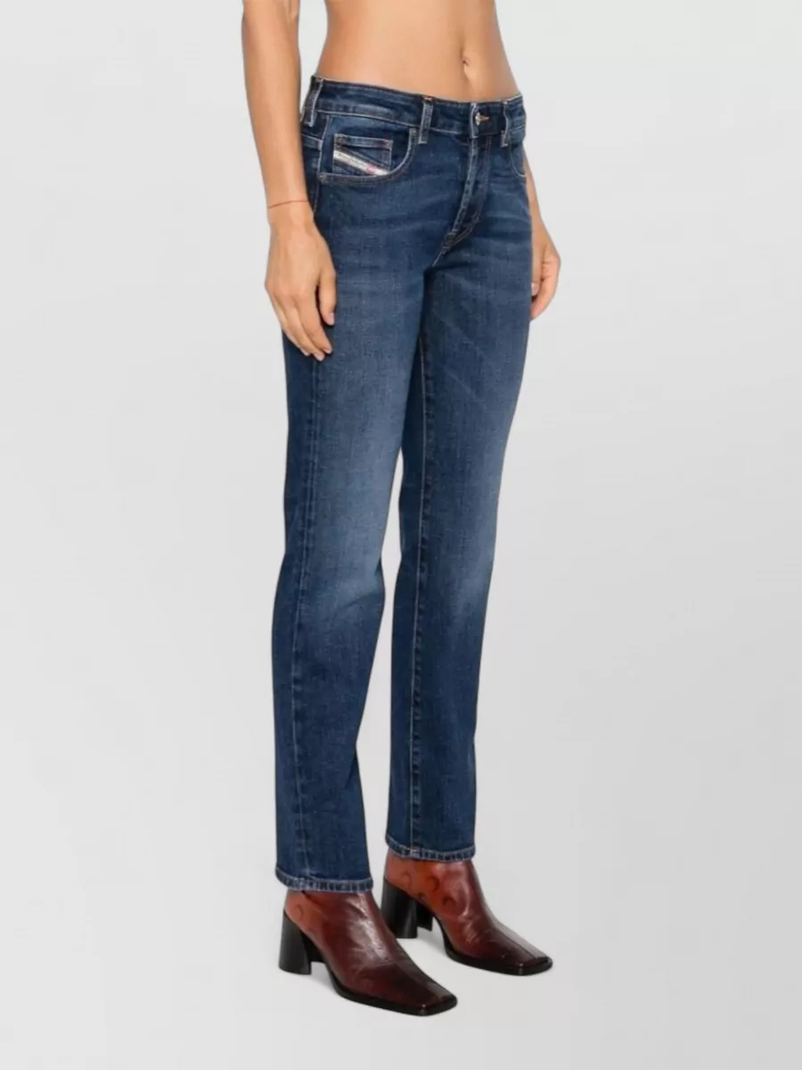 Diesel Straight Leg Trousers Five Pocket Design