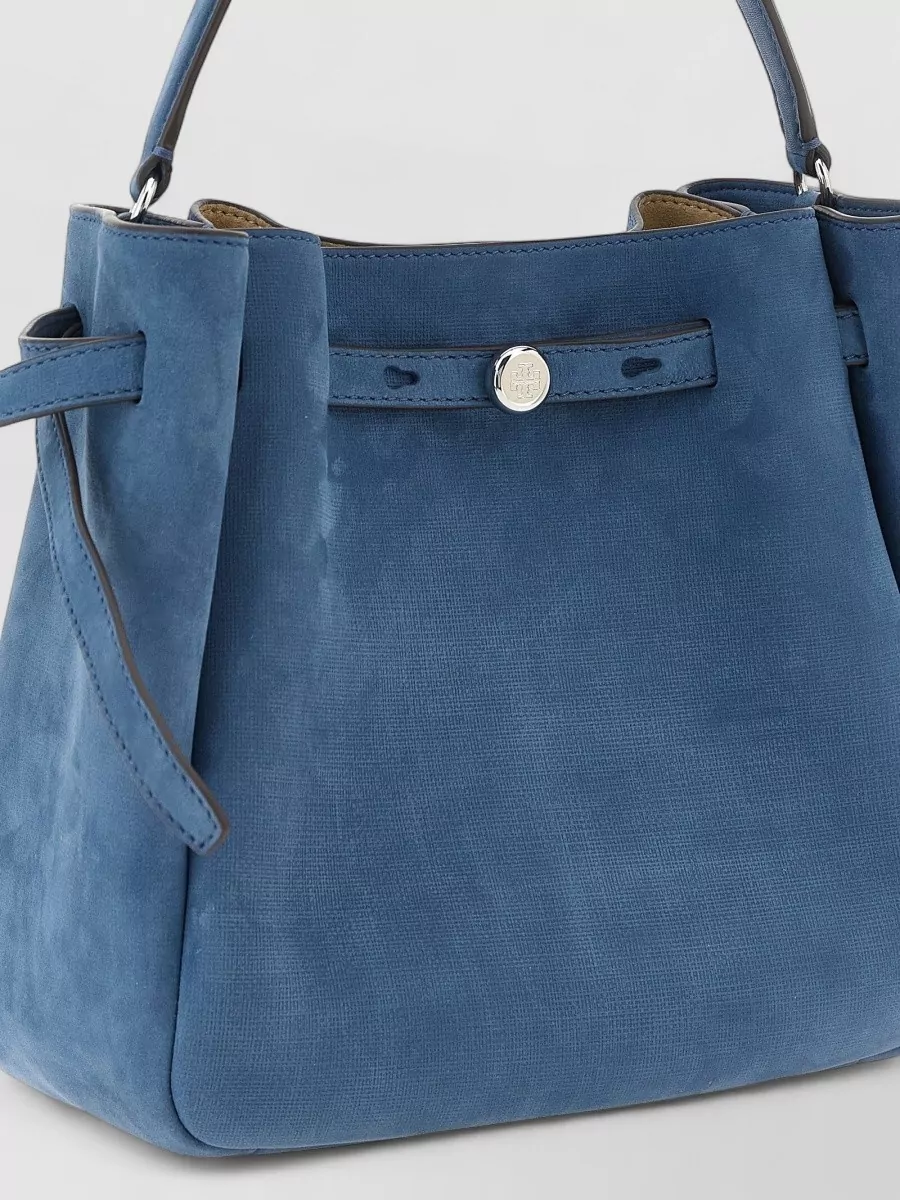 Tory Burch Romy Lamb Leather Bucket Bag