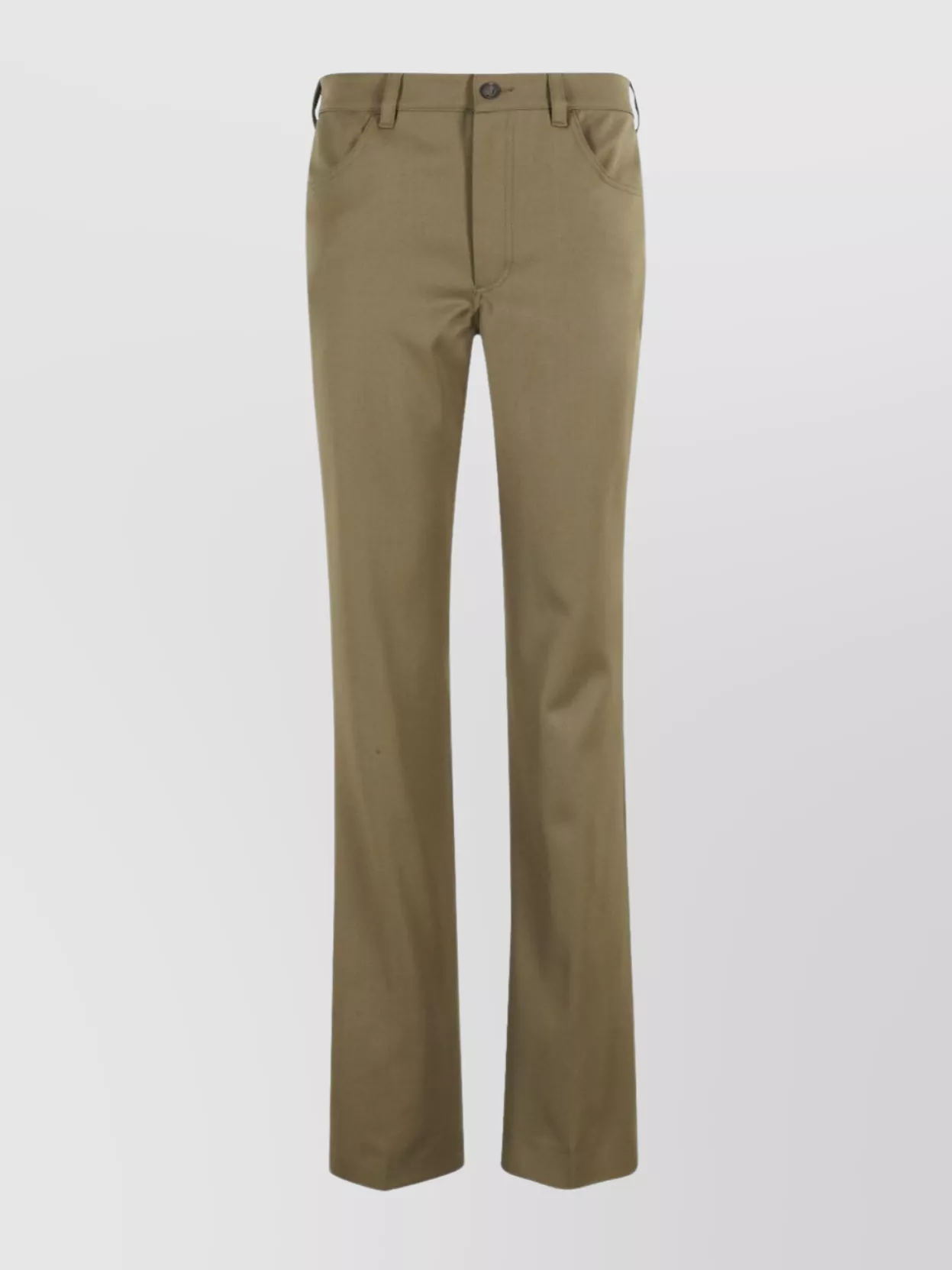 Attico Straight Leg Trousers With Pockets And Loops In Multi