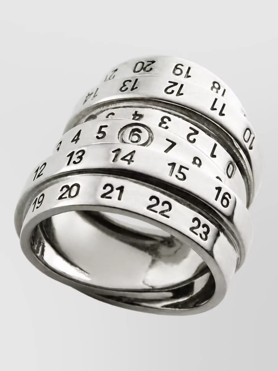 Mm6 Maison Margiela brass ring
