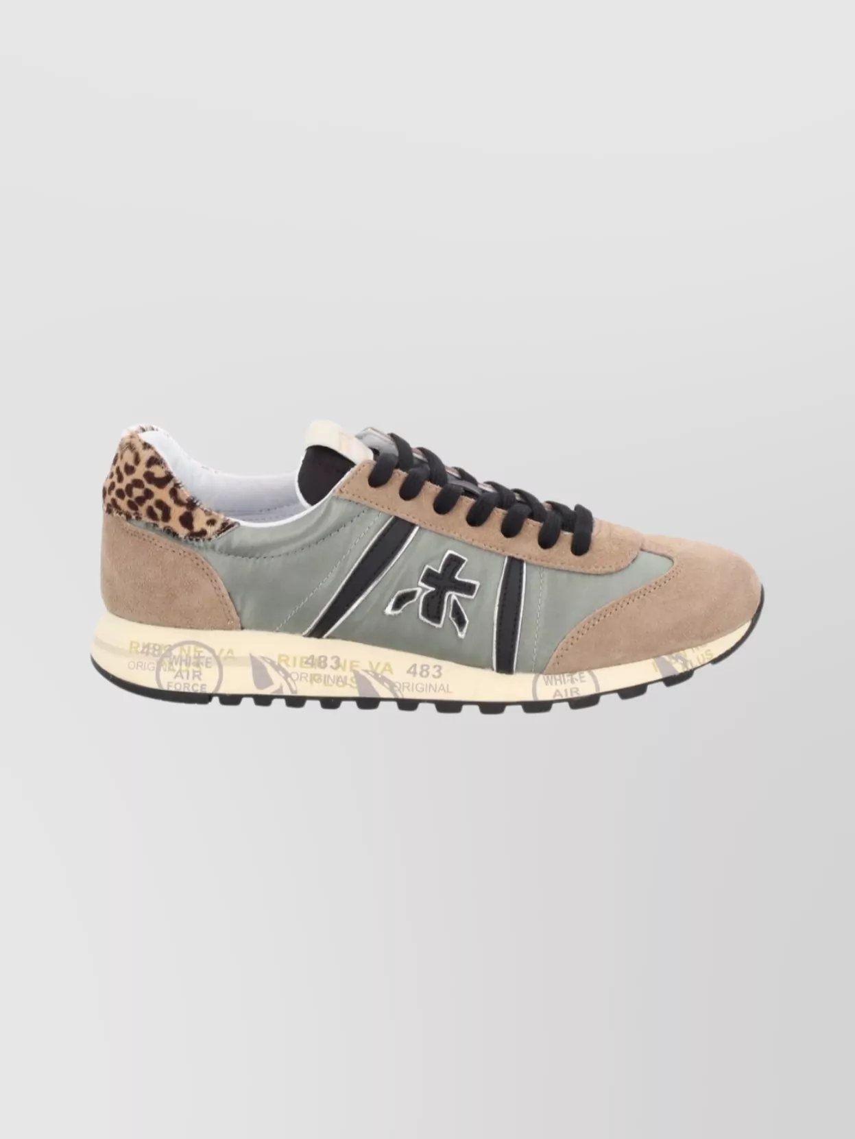 Premiata Sneakers With Suede And Leopard Print