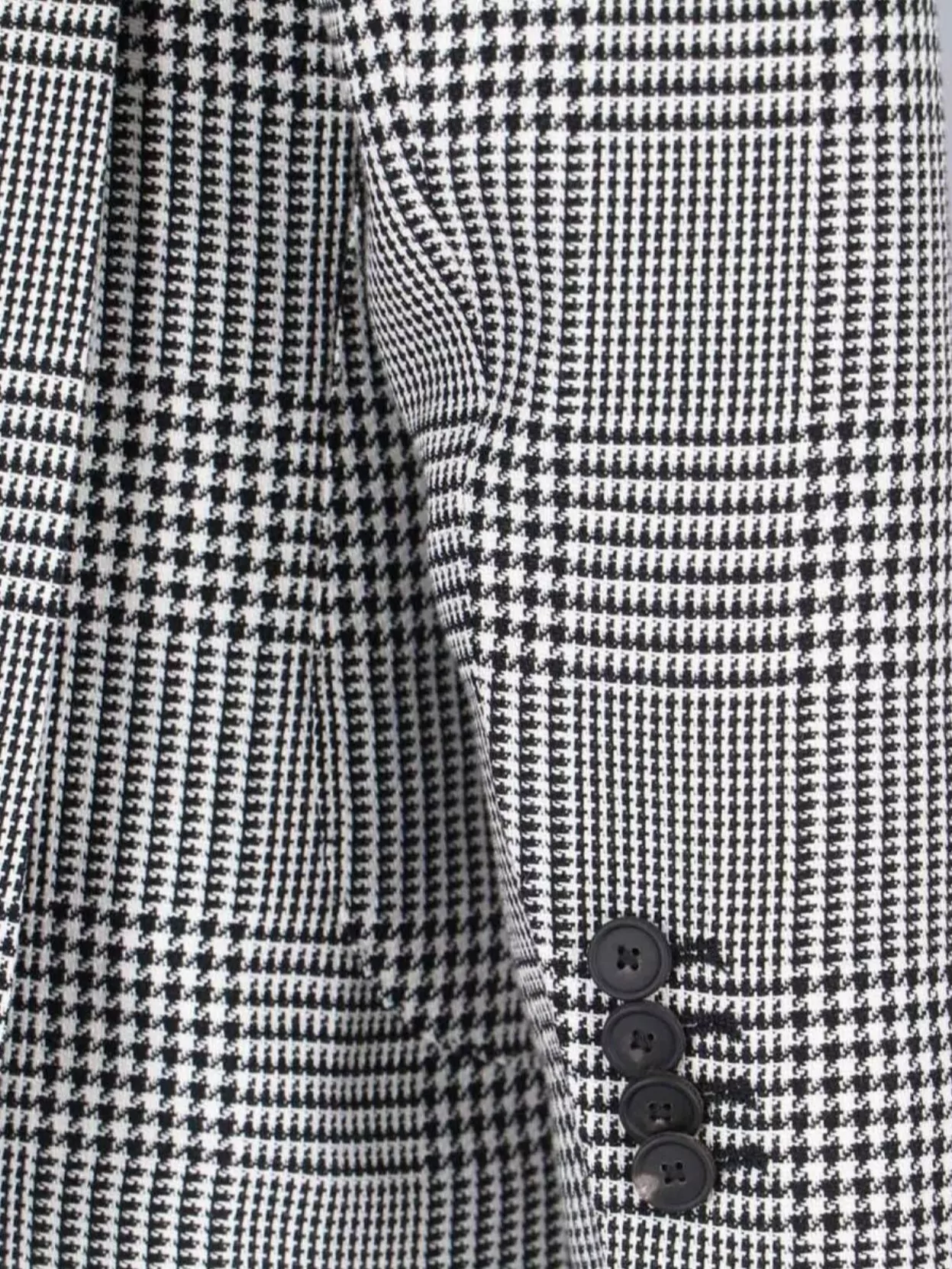 Tagliatore Check Pattern Blazer Notch Lapel